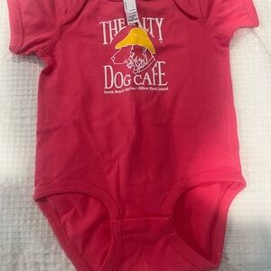 Salty Dog Cafe Bright Pink Baby Bodysuit